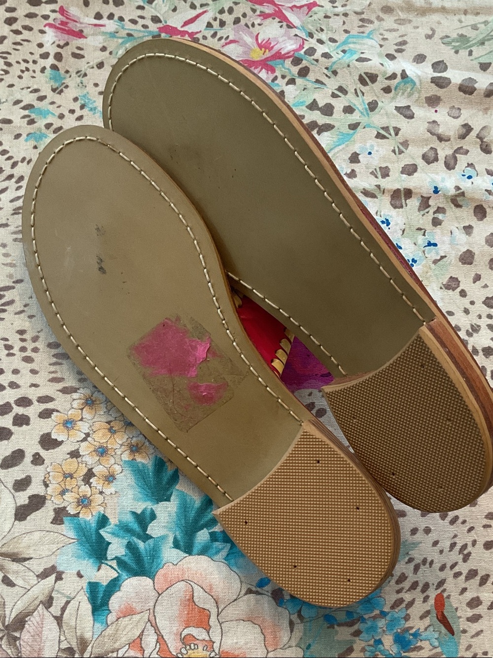 Jack Rogers Hot Pink Leather Jacks Sandals - Picture 6 of 6